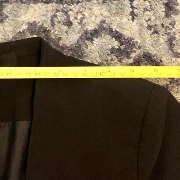 2010s Black Blazer 3/4 Sleeve - Picture 7 of 14